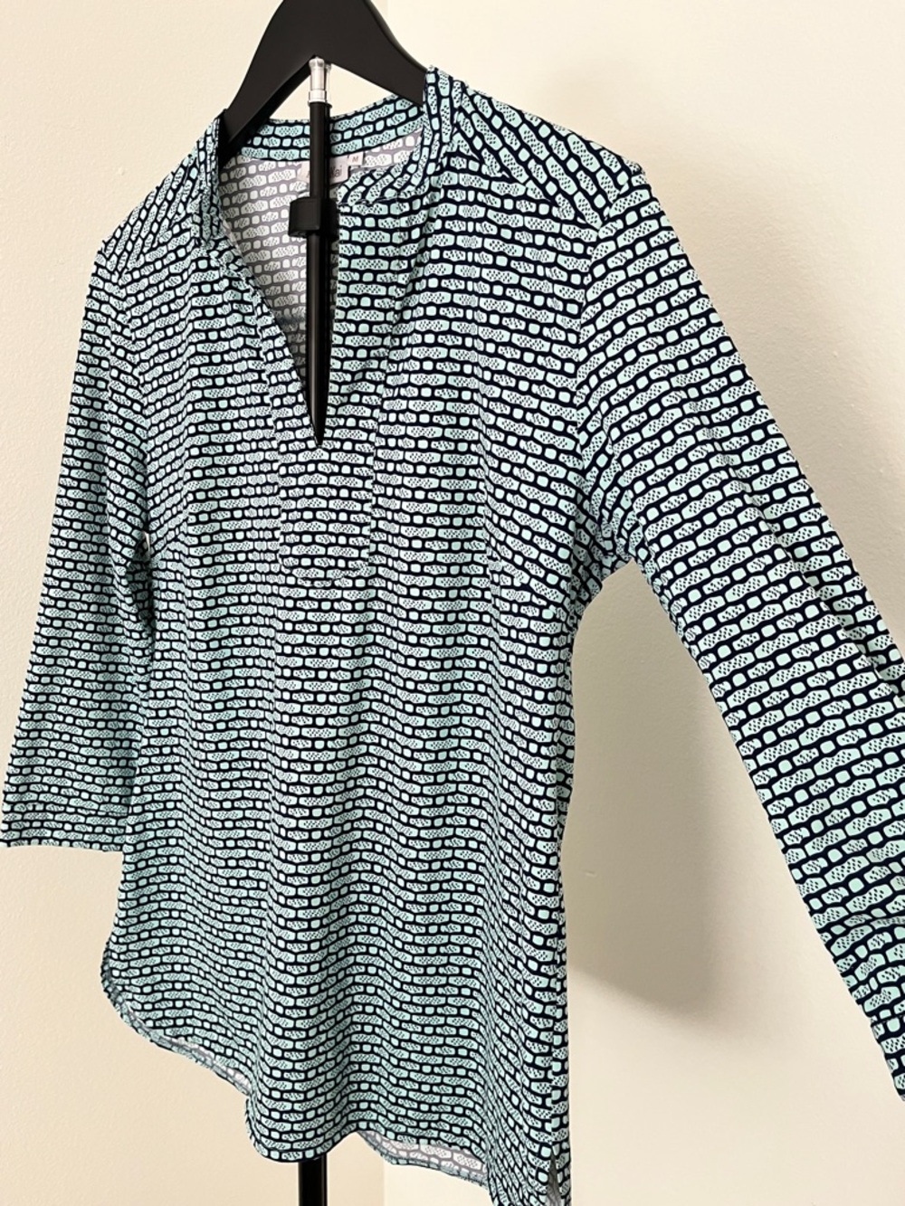 NWOT 🐚 Ellie Kai Relaxed Aqua Tunic | Beach Club Coastal Chic - Picture 7 of 14